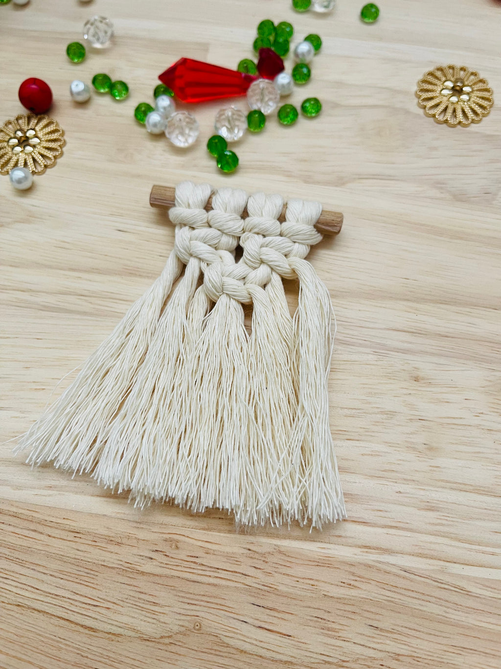 Christmas Ornament - Mini Hanger Natural