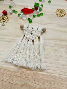 Christmas Ornament - Mini Hanger Natural